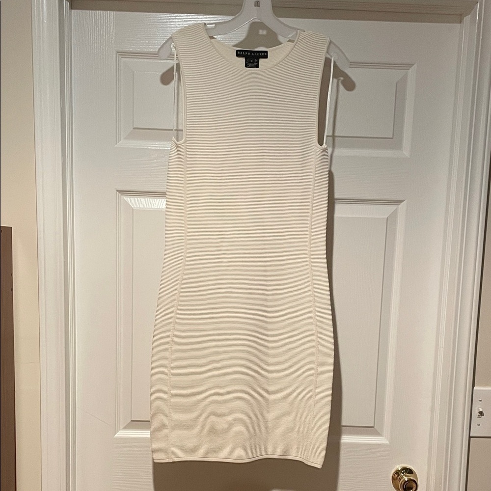 Ralph Lauren Black Label Women's Ivory Mini Dress